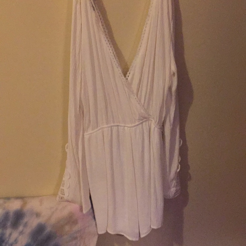 White Romper - medium